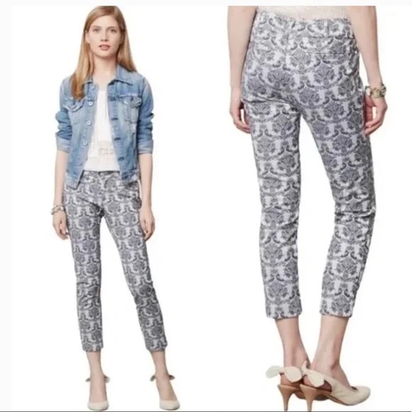 Anthropologie Cartonnier Brocade Pant- Size 0 - Picture 1 of 4